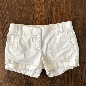 🖤 J Crew White Chino Shorts
